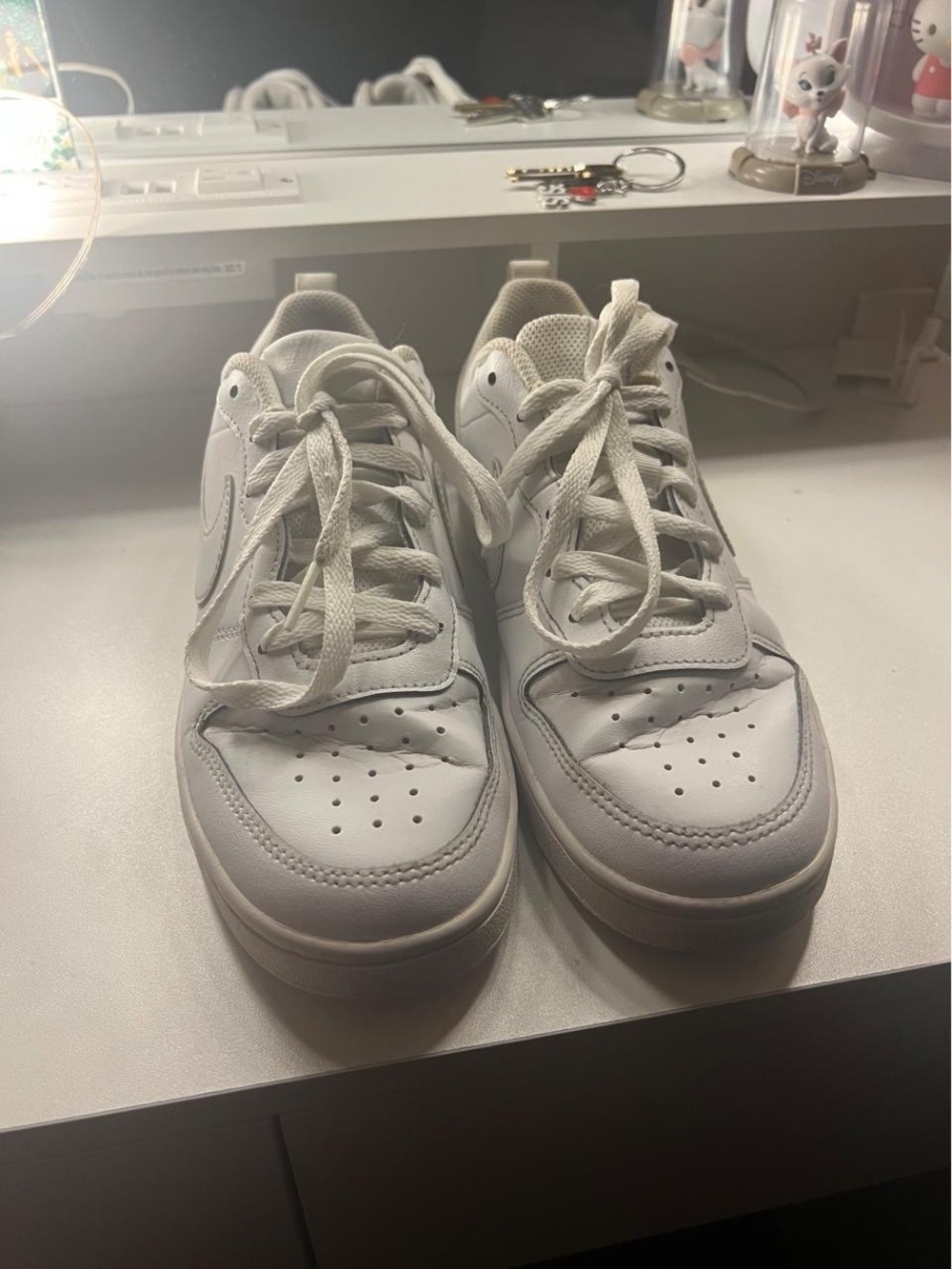 Nike White Women’s Low-Top Leather Sneakers